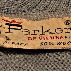 Parker of Vienna Sweaters - Vintage Alapaca / Wool Blend Golf Sweater Vienna Parker of Vienna Sweaters - Vintage Alapaca / Wool Blend Golf Sweater Vienna